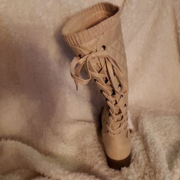 NOT FOR SALE Reposhing Cream colored boots that were NWB when I purchased. - Picture 2 of 7